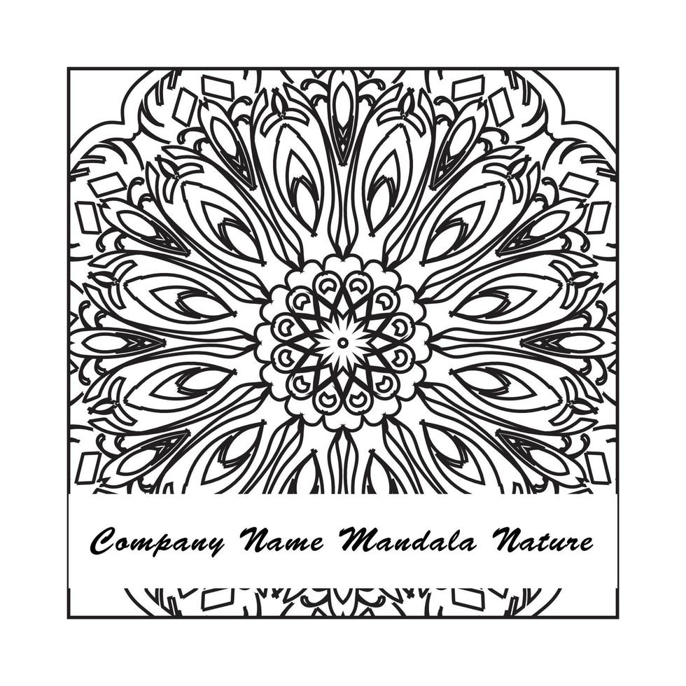 textura papel cortado mandala indio vector