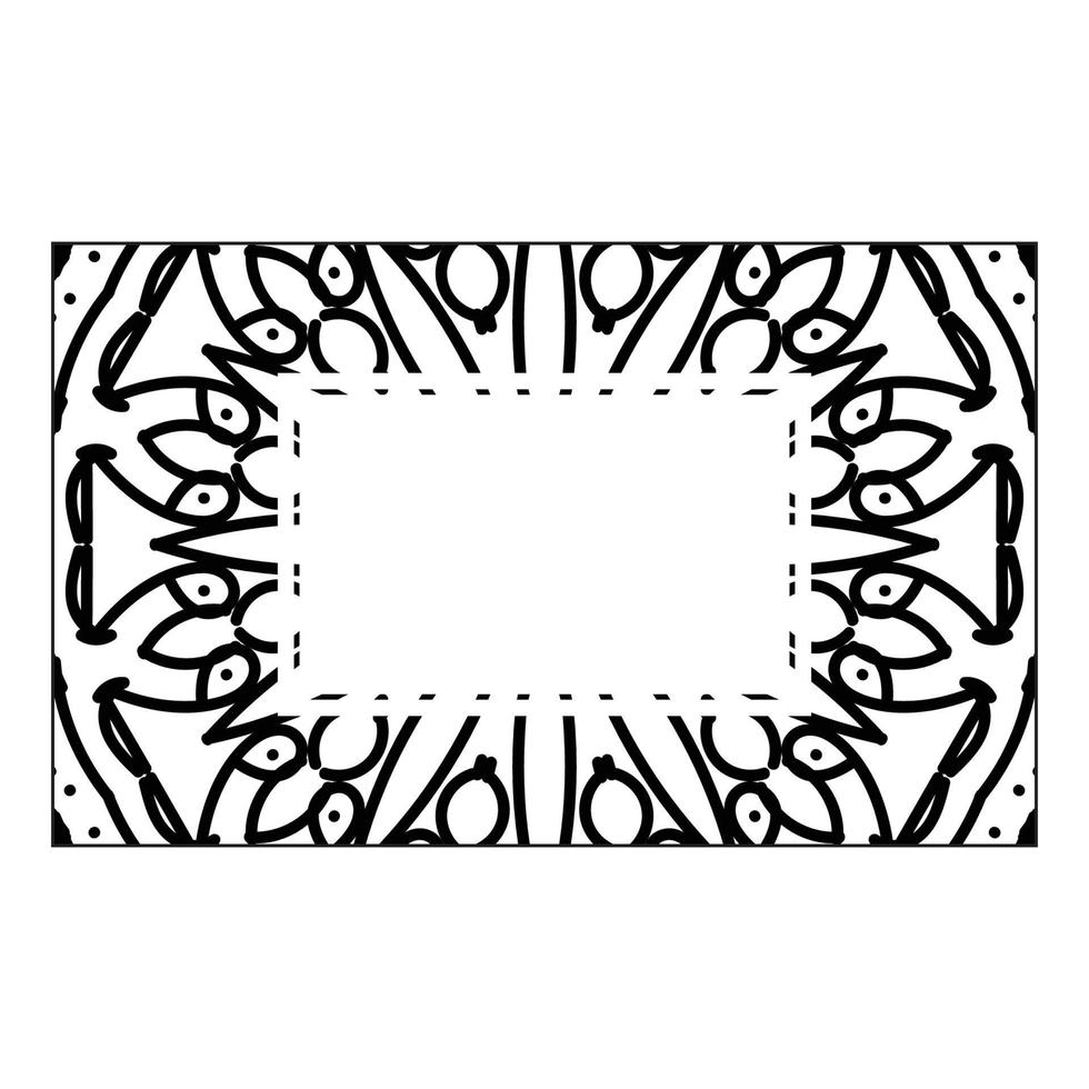 Mandalas for coloring book. Decorative round ornaments vector