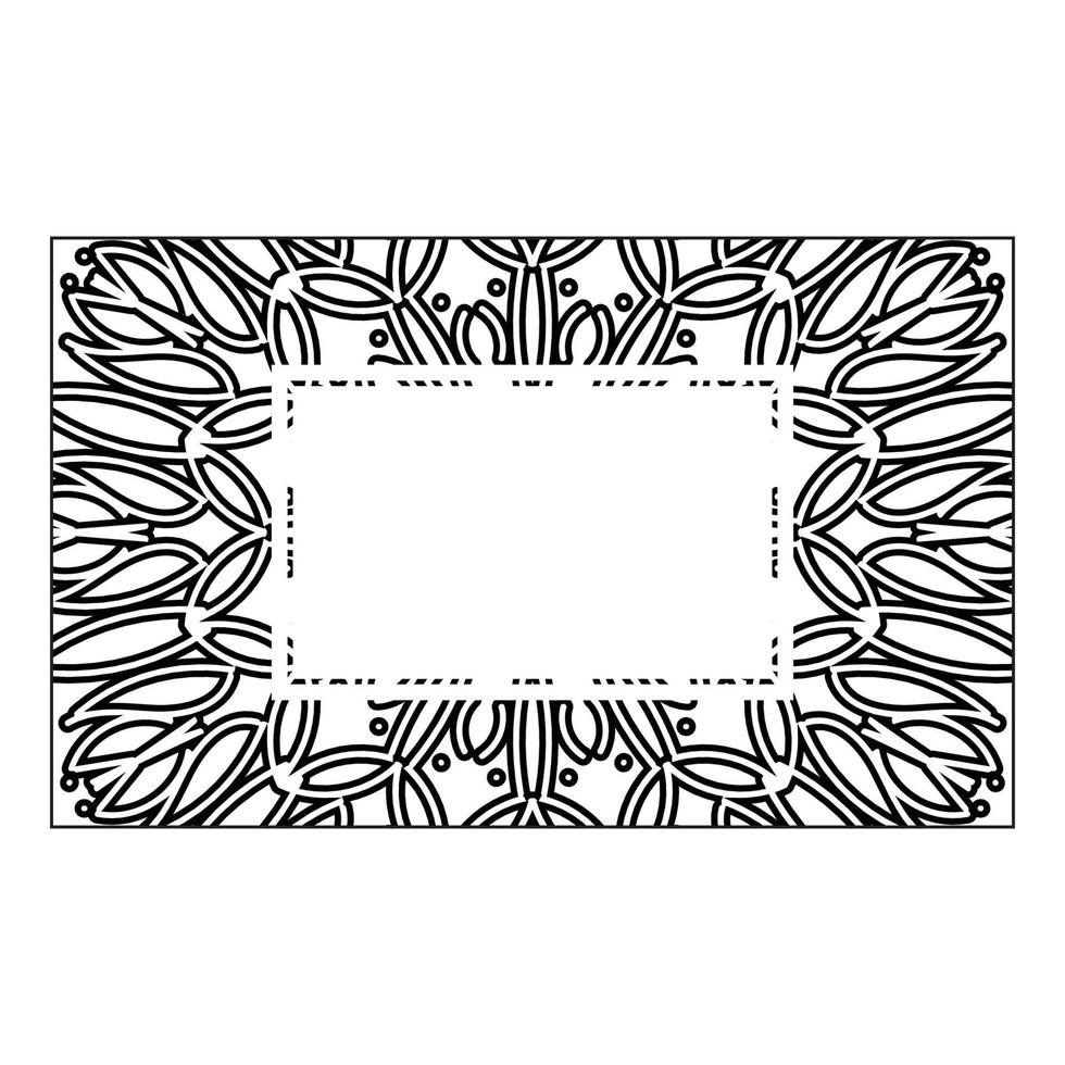 Mandalas for coloring book. Decorative round ornaments vector