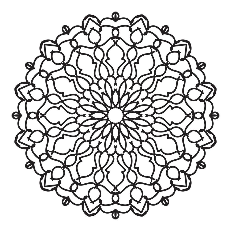 Mandalas for coloring book. Decorative round ornaments 3436445 Vector ...