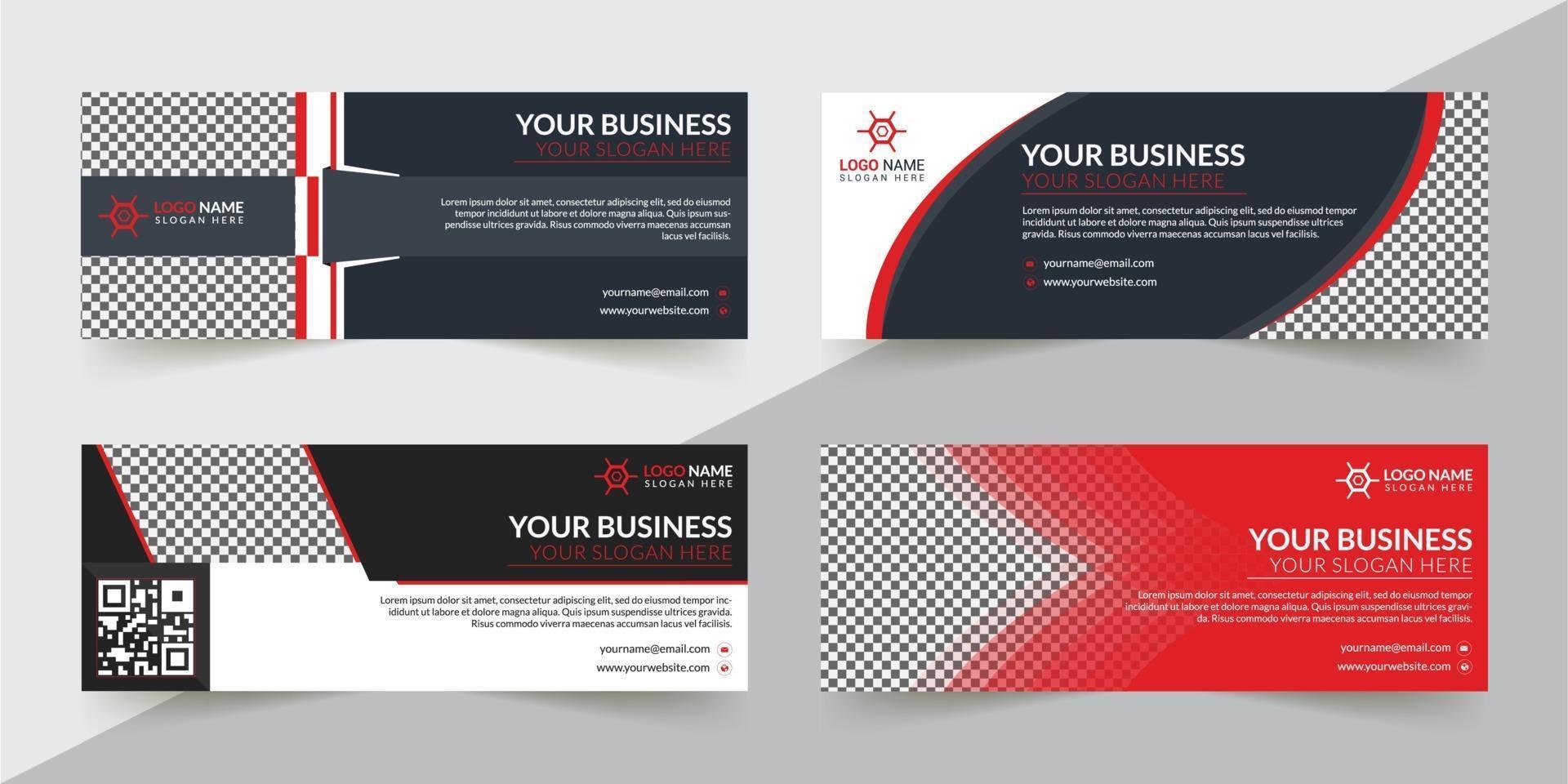 Web Banner Design. Social Media Cover Design vector