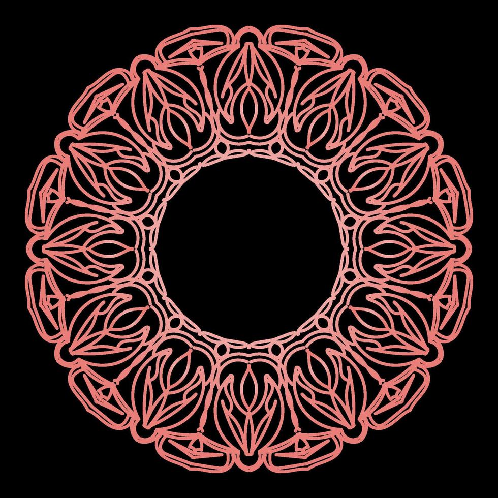 arte gráfico mandala vector