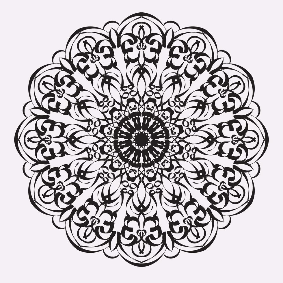 Mandalas for coloring book. Decorative round ornaments vector