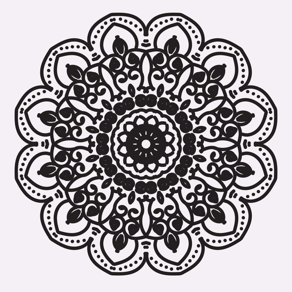 Mandalas for coloring book. Decorative round ornaments vector