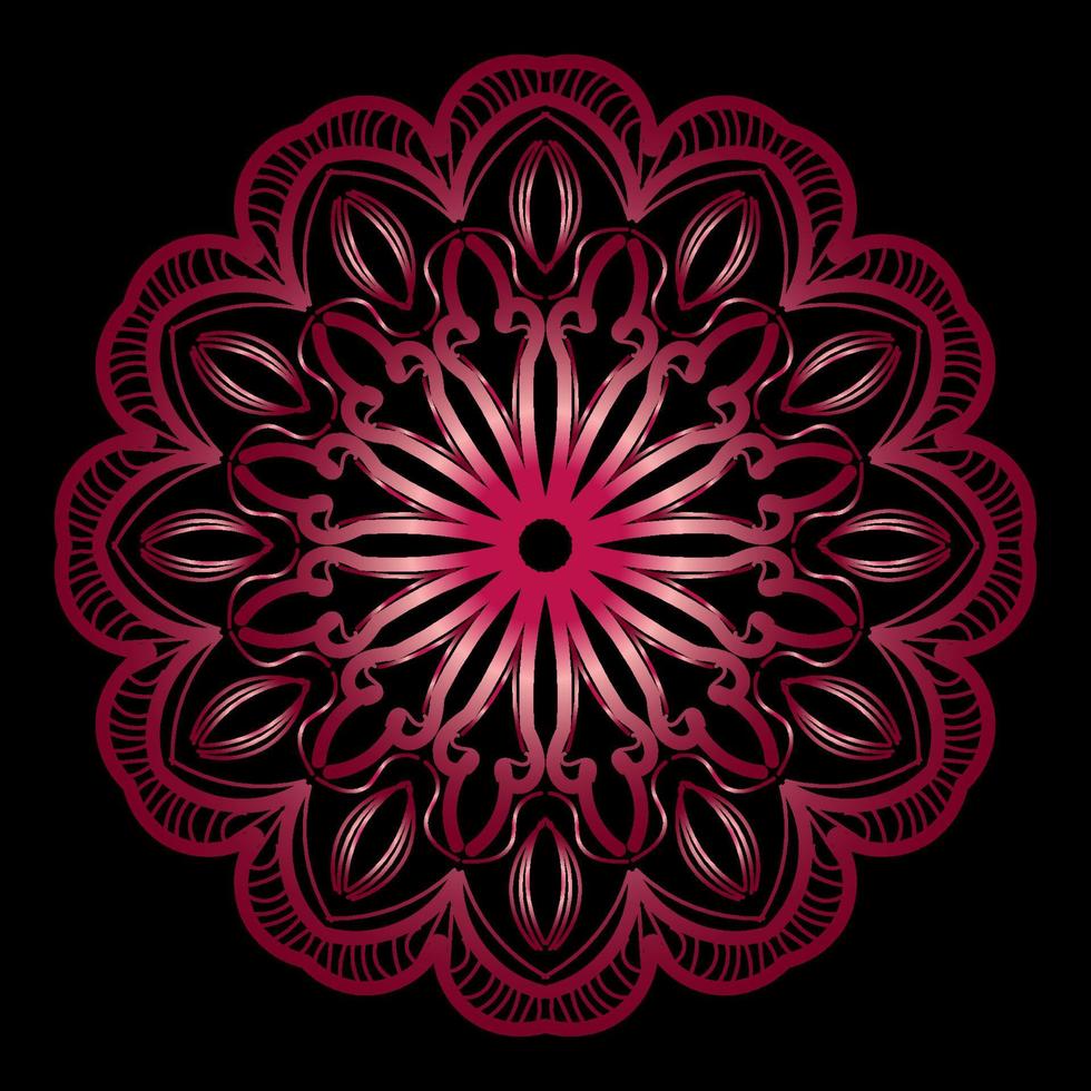 diseño de mandala indio ornamental de lujo vector