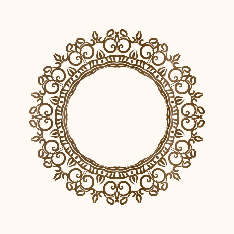 mandala ornament or flower vector