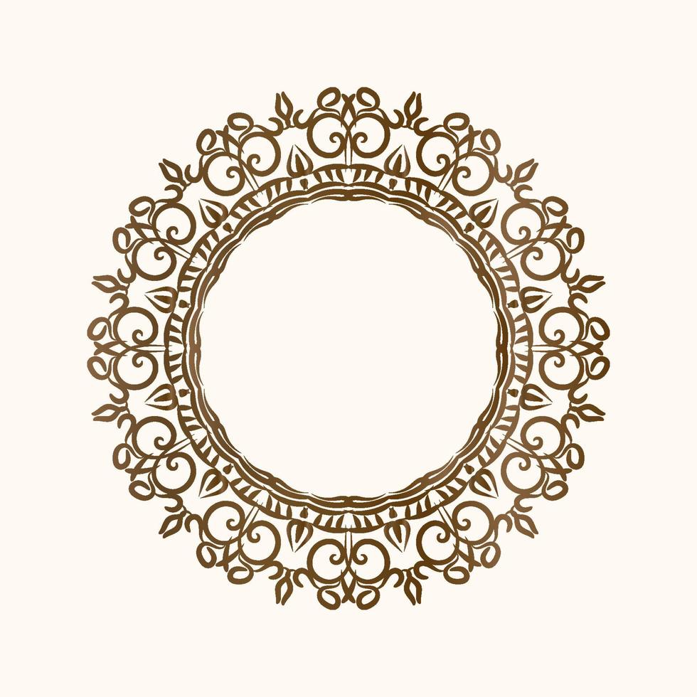 mandala ornament or flower vector