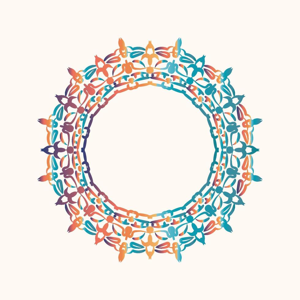 mandala ornament or flower vector