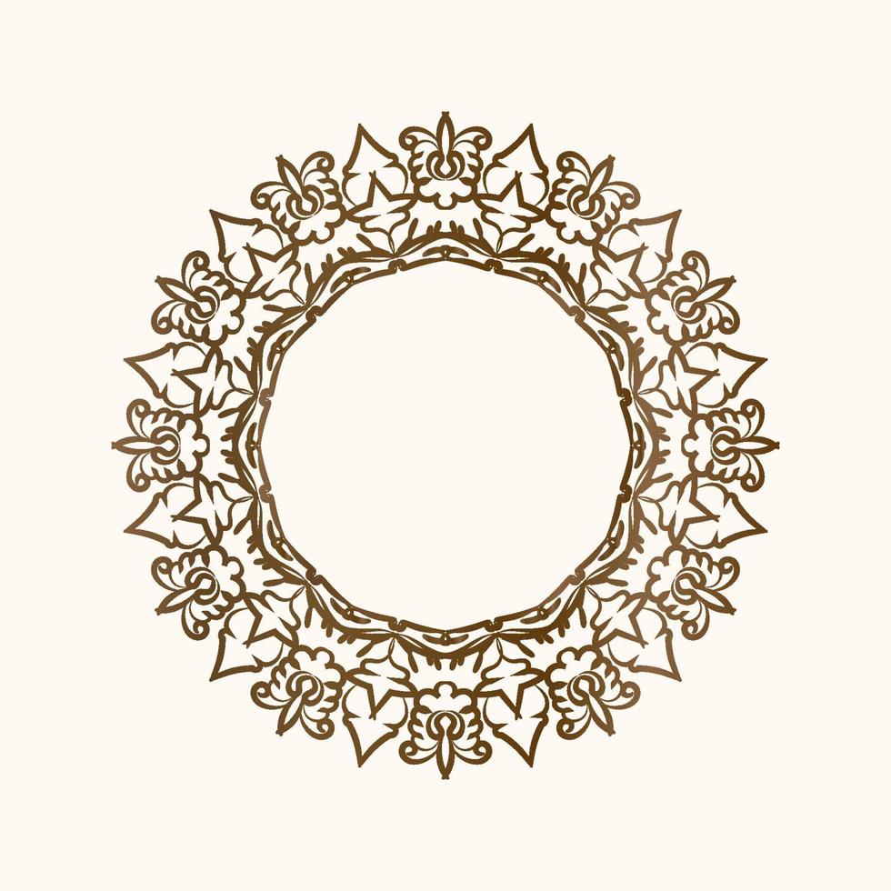 mandala ornament or flower vector