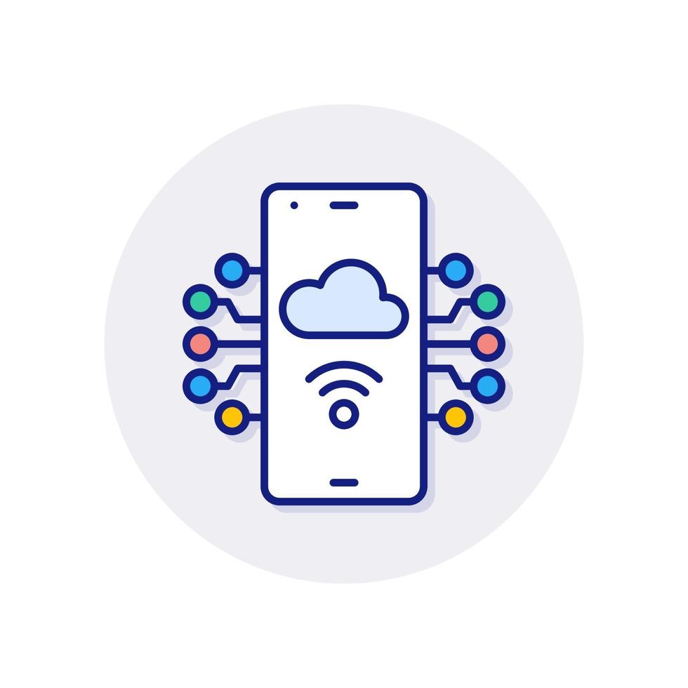 Hosted Application icon in vector. Logotype vector