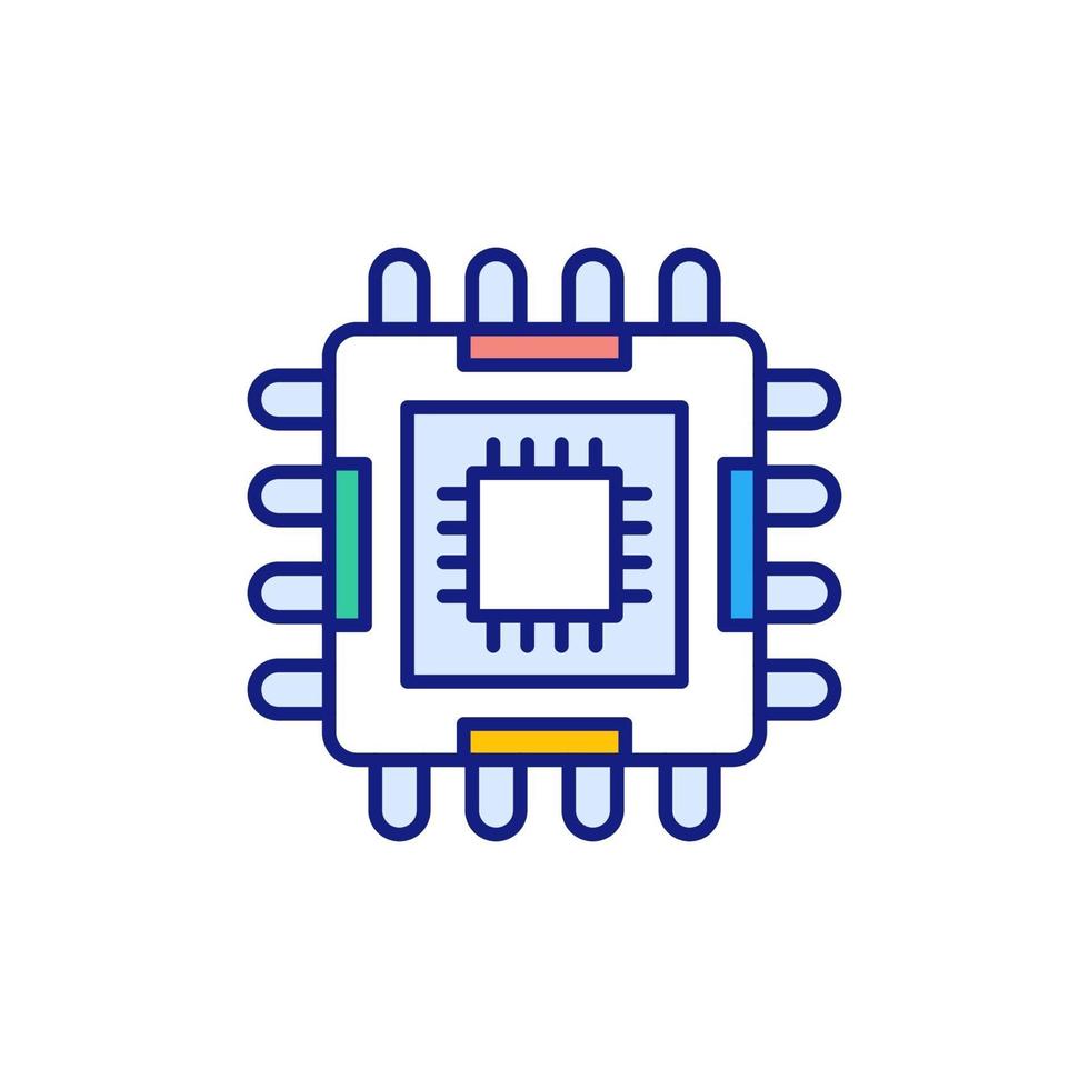 icono de hardware en vector. logotipo vector