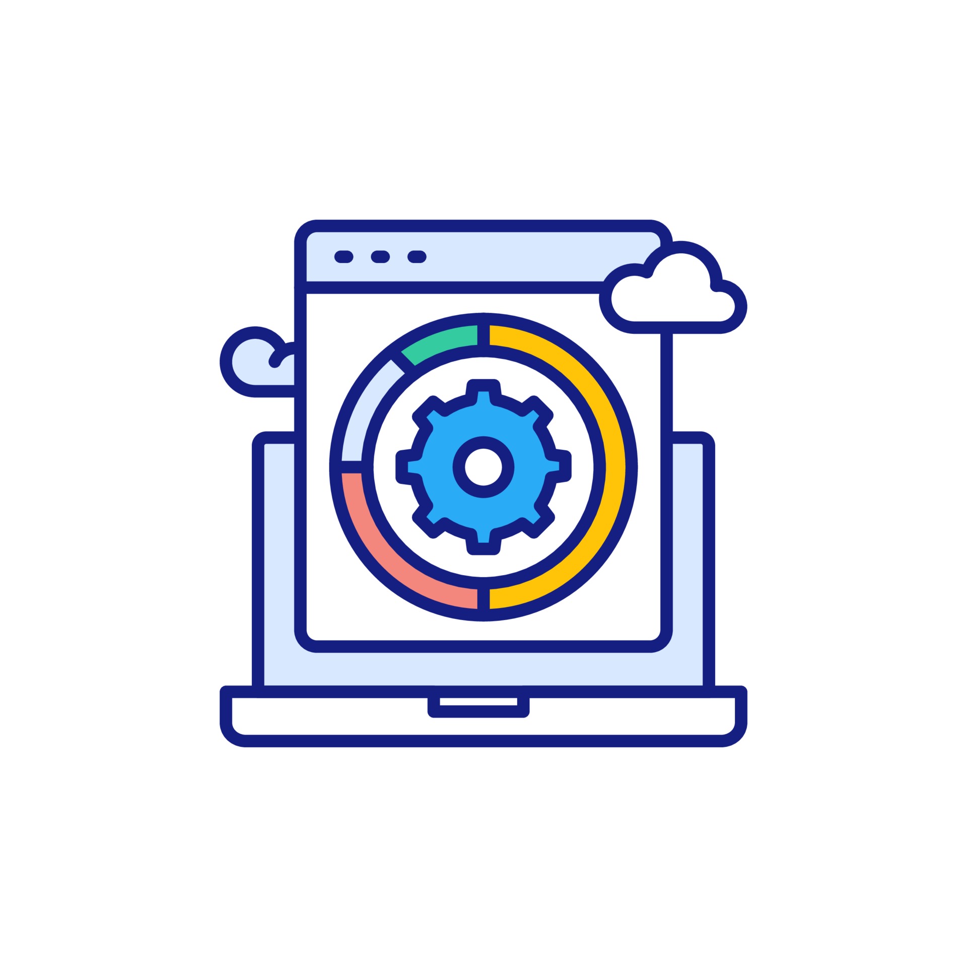Data Processing icon in vector. Logotype 3437047 Vector Art at Vecteezy