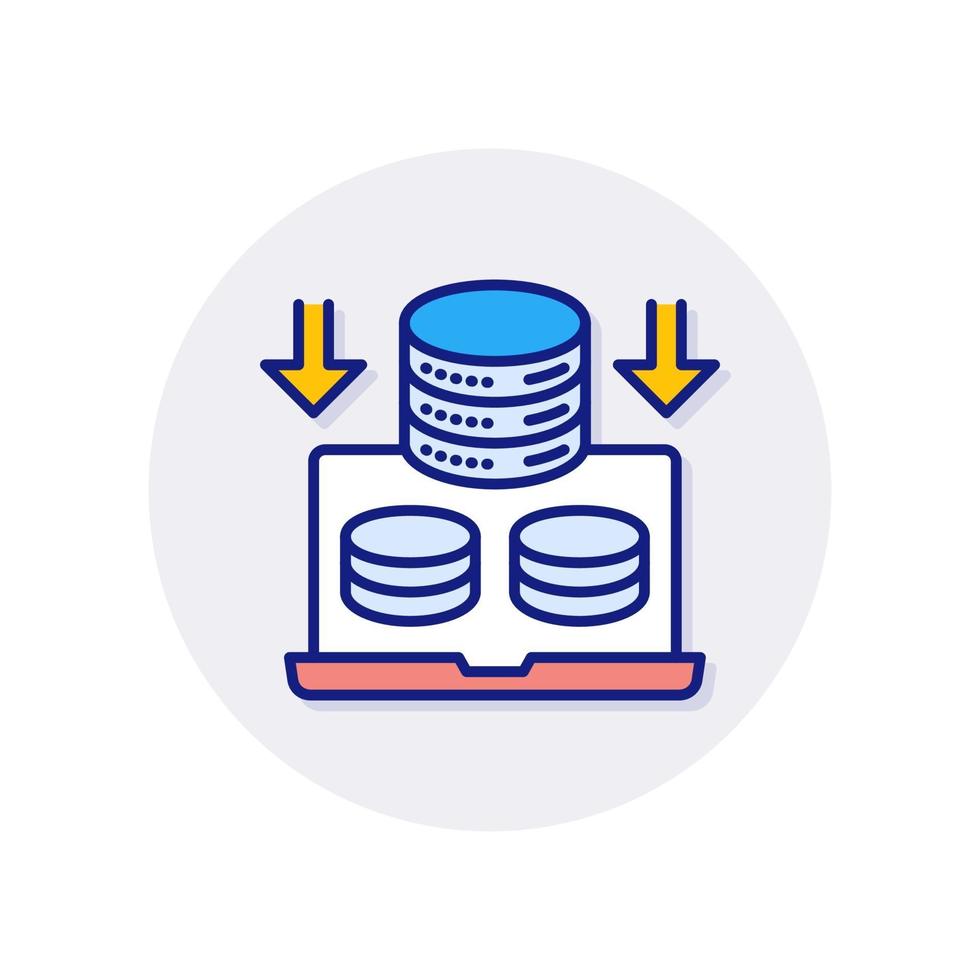Storage Capacity icon in vector. Logotype 3437061 Vector Art at Vecteezy