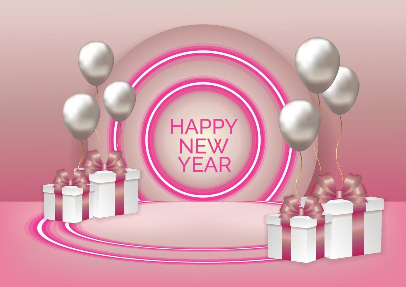 new year product display  vector