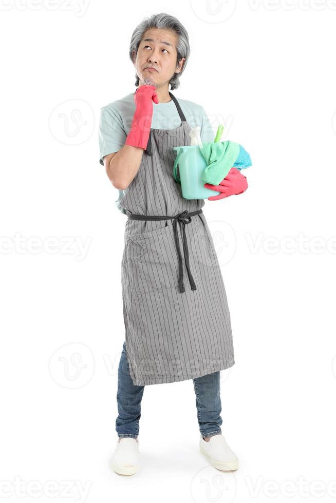 Senior Asian Housekeeper photo