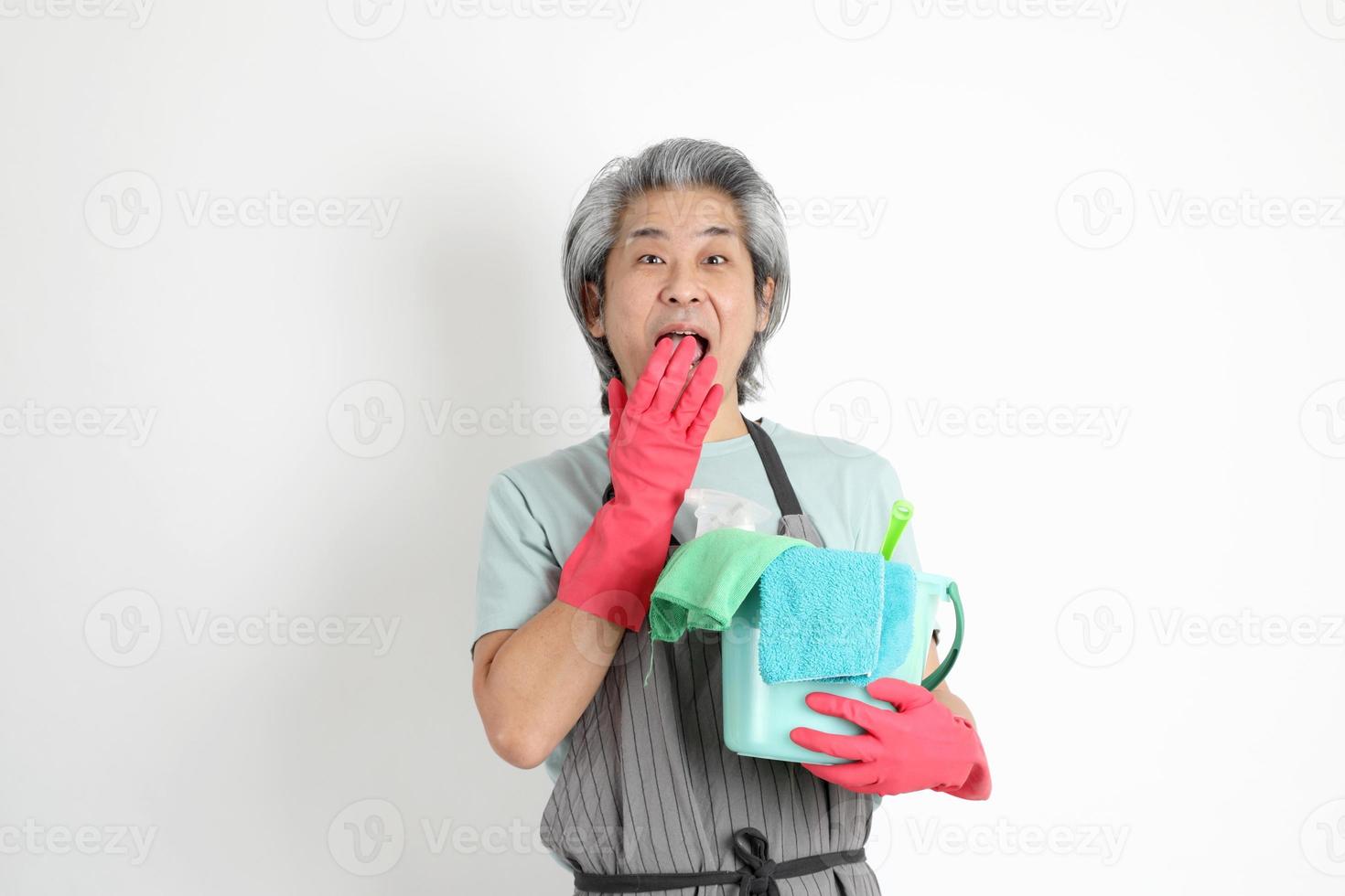 Senior Asian Housekeeper photo