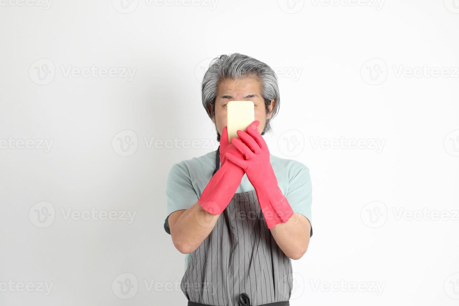 Senior Asian Housekeeper photo