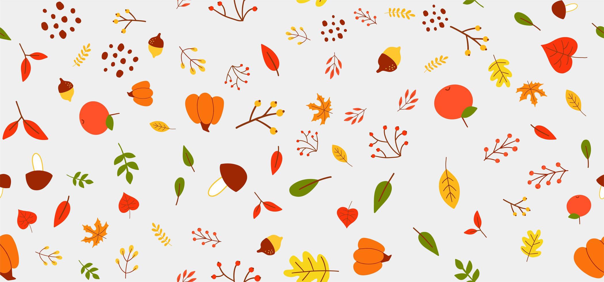 Autumn wallpaper, textile, decoration, texture, forest, print, pattern vector