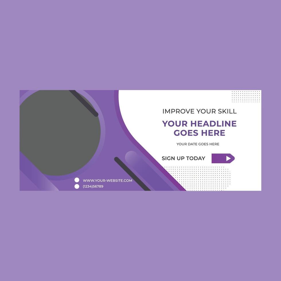 professional corporate banner template vector design