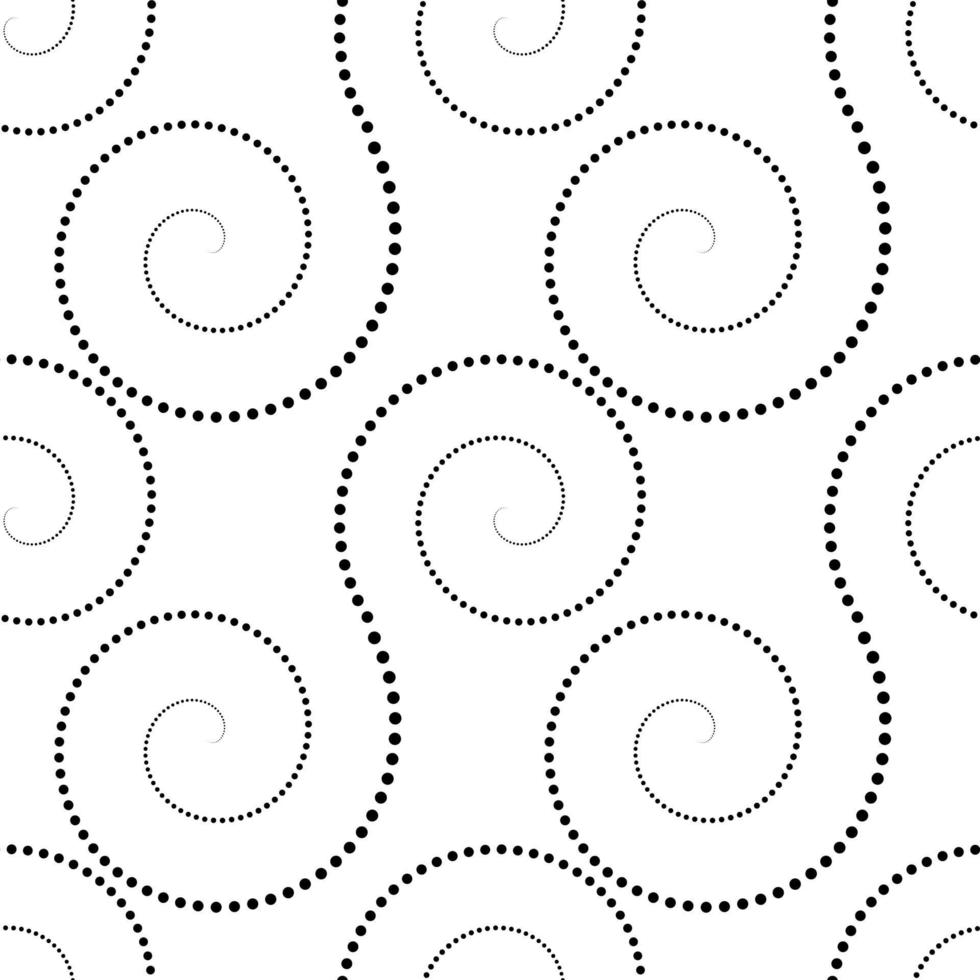spiral circles seamless background vector