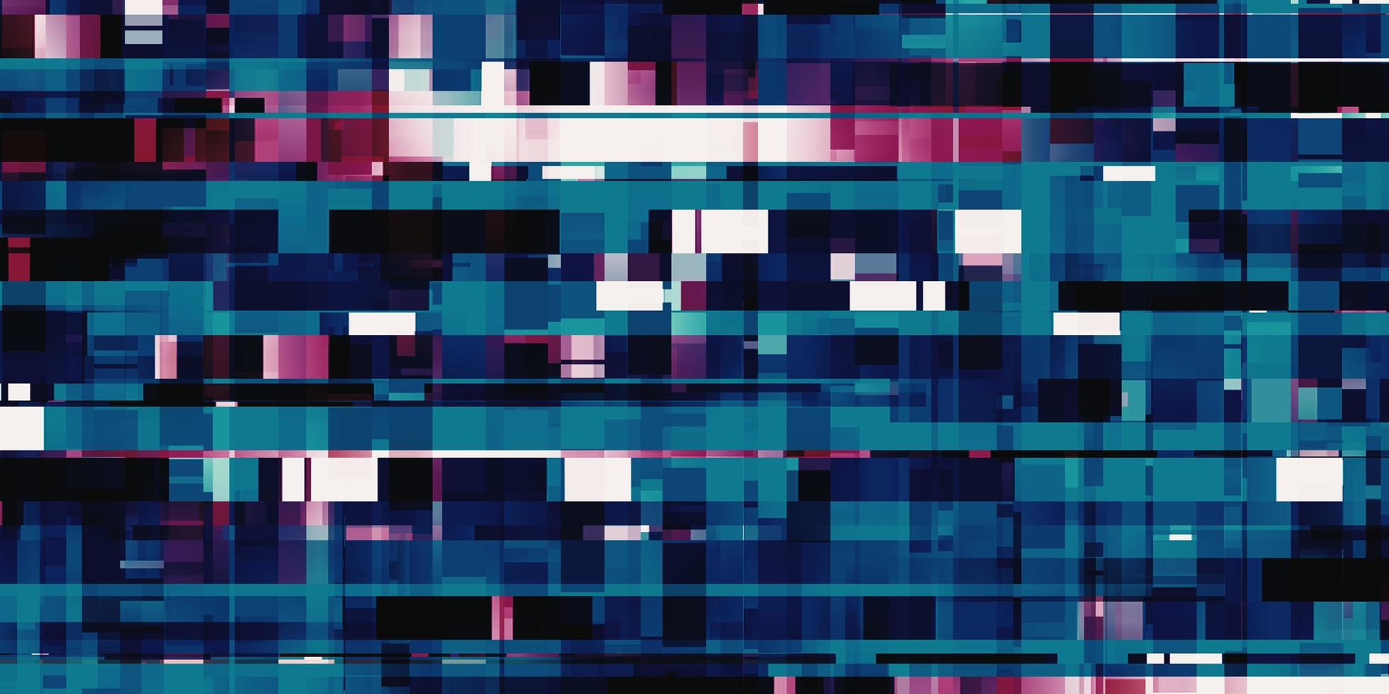 square of pixels blue led pixel background 3d illustration photo