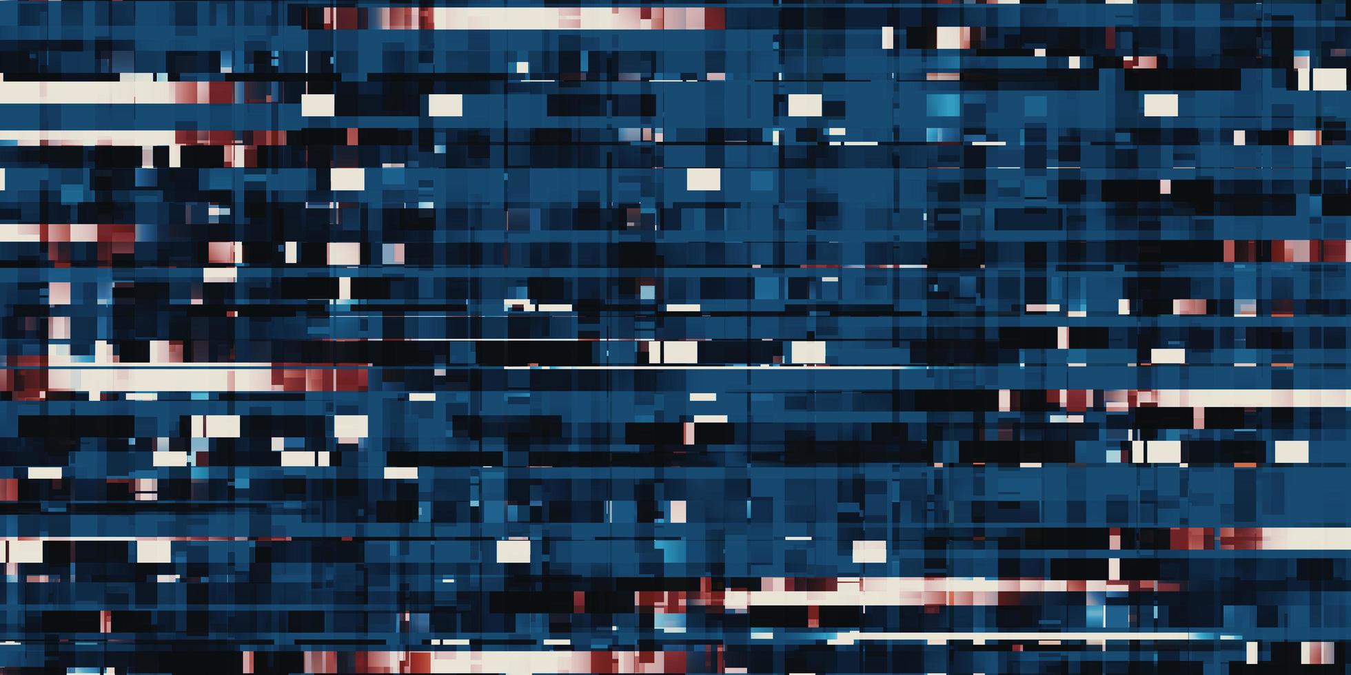 square of pixels blue led pixel background 3d illustration photo
