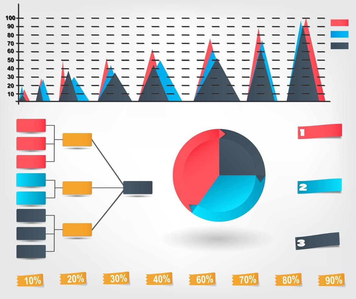 Infographic template business vector illustration