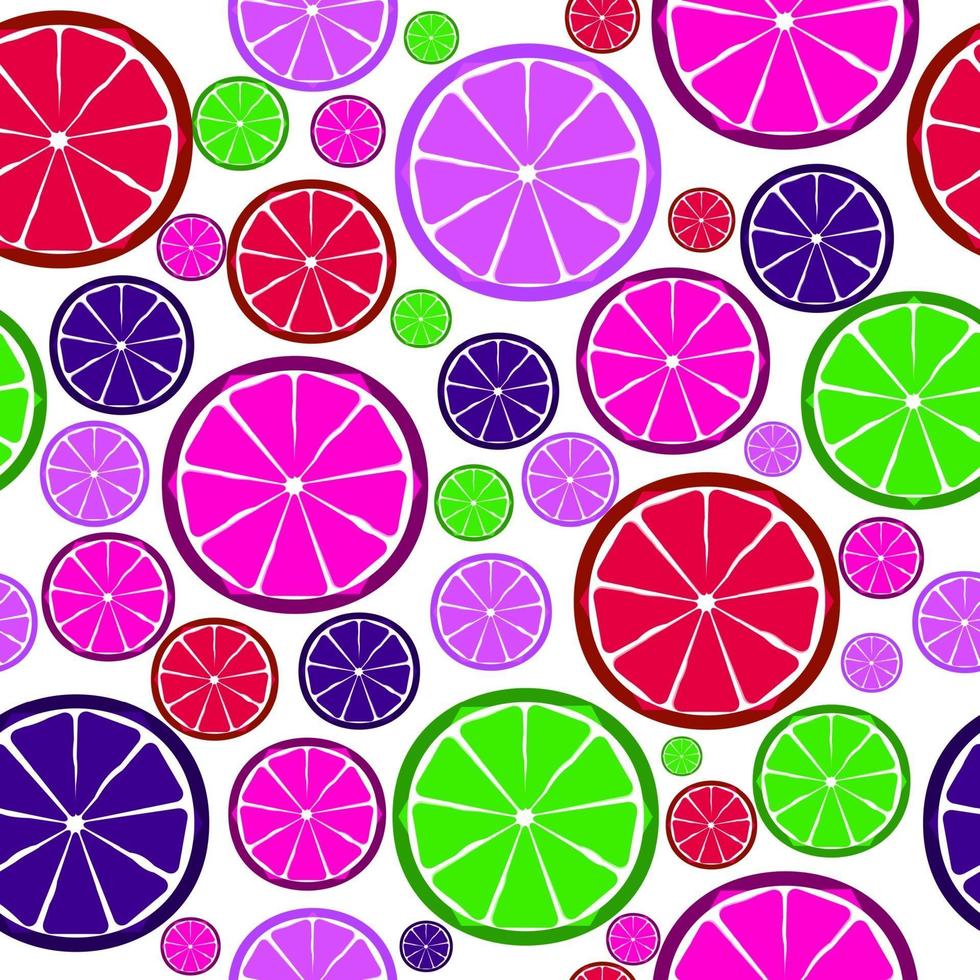 diseño de frutas de patrones sin fisuras. ilustración vectorial. eps 10. vector