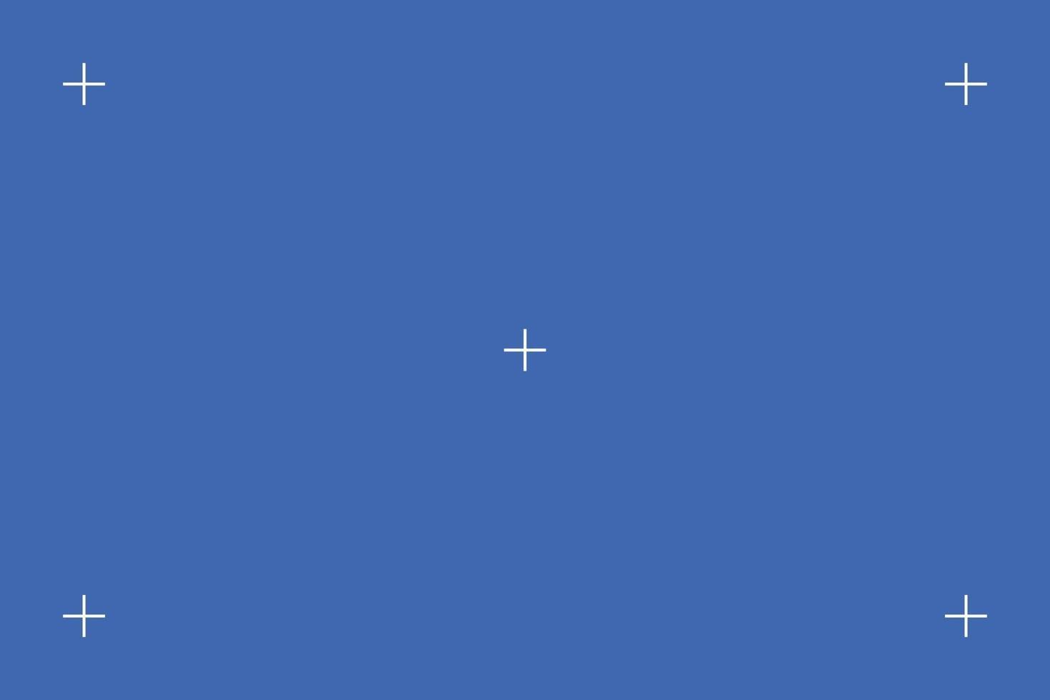 Blue screen chroma key background Template for your design vector