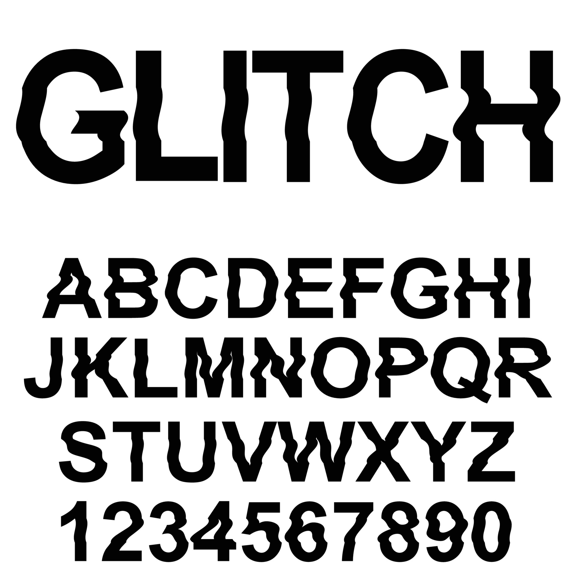 Daughter of a Glitch Font Download