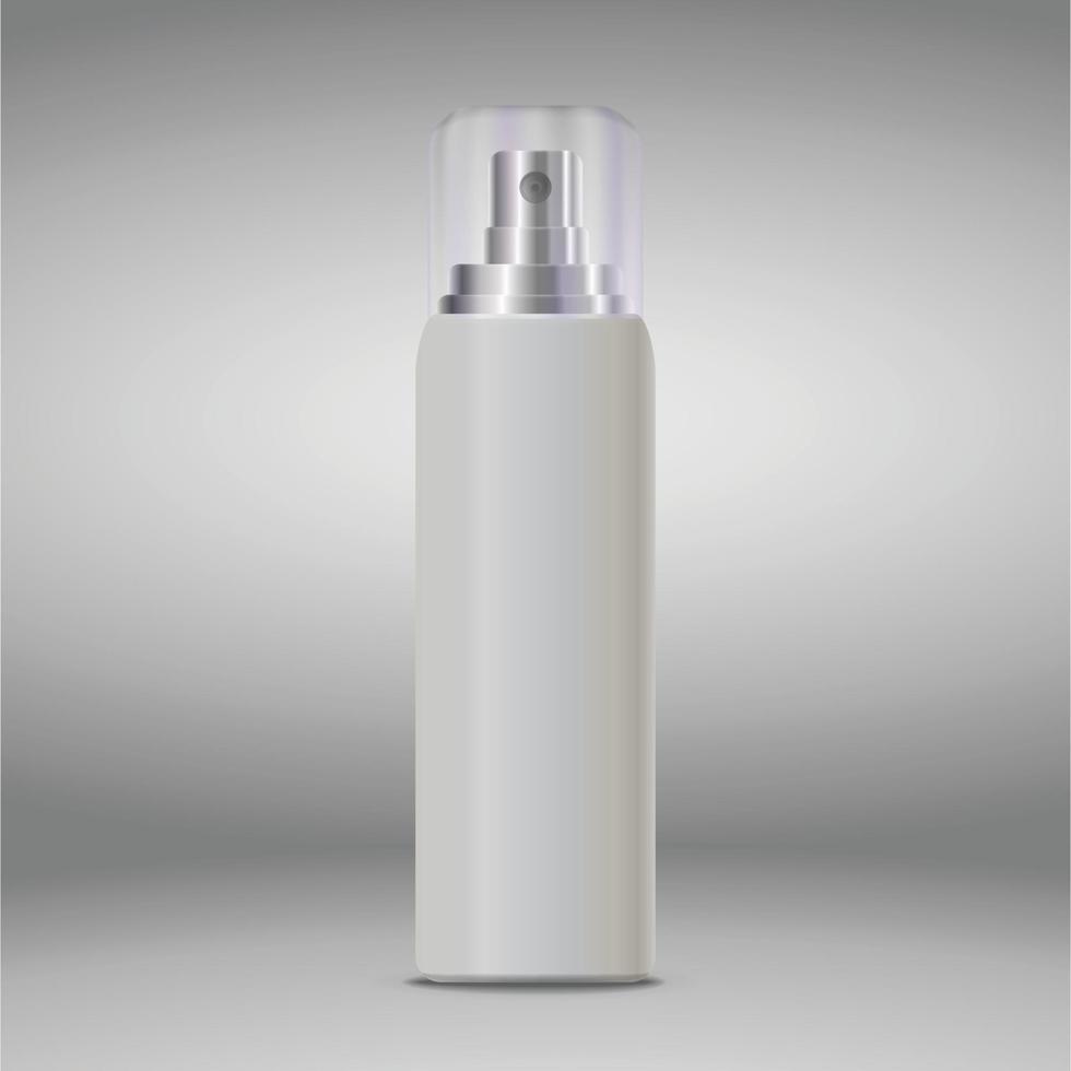 cosmetic ads, spray bottl. vector