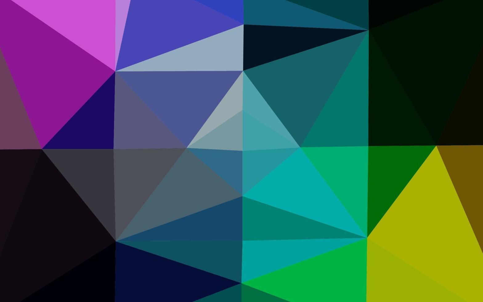 Light Multicolor, Rainbow vector shining triangular template.