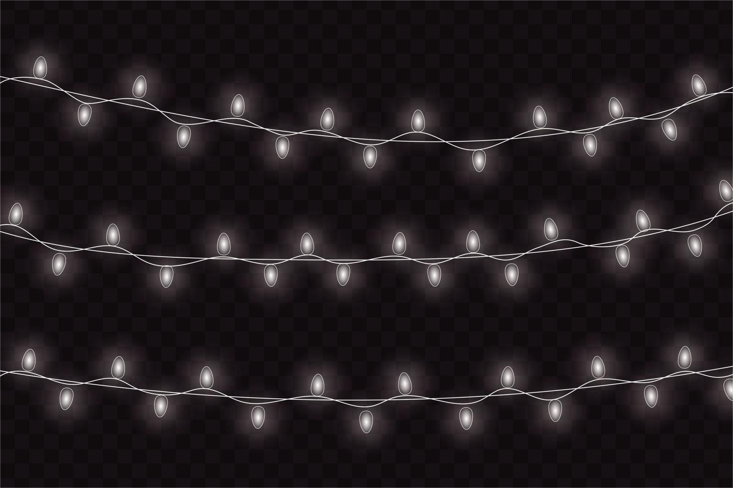 luces brillantes de navidad. plantilla para tu diseño vector