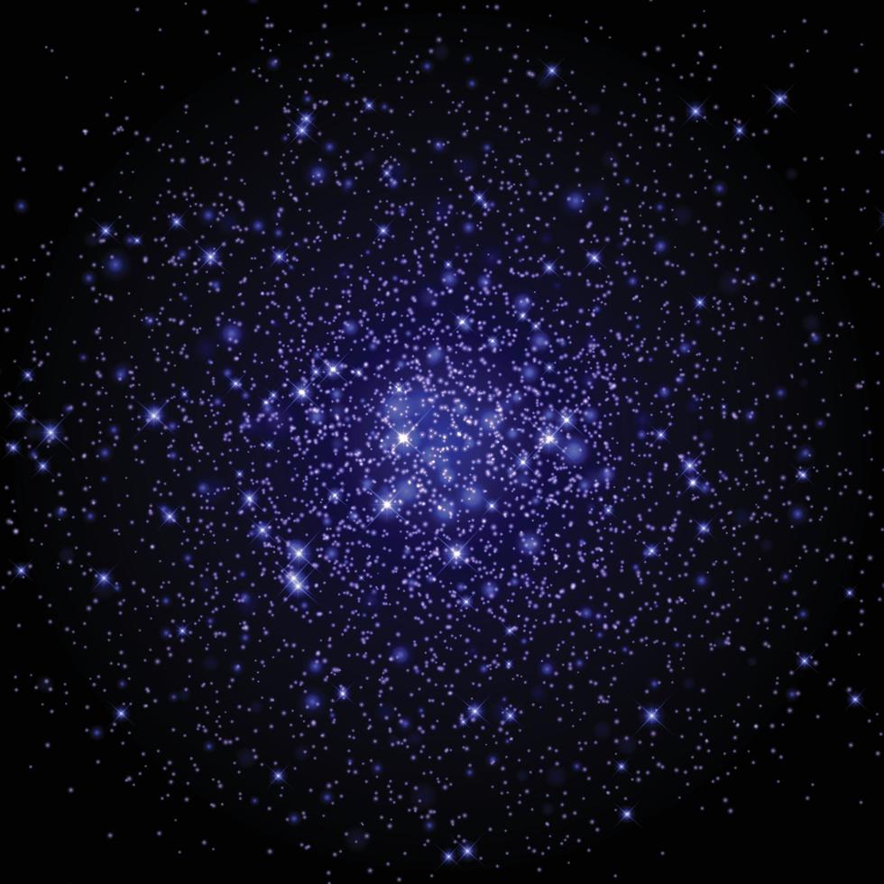 Space galaxy background with stars Template for your design vector