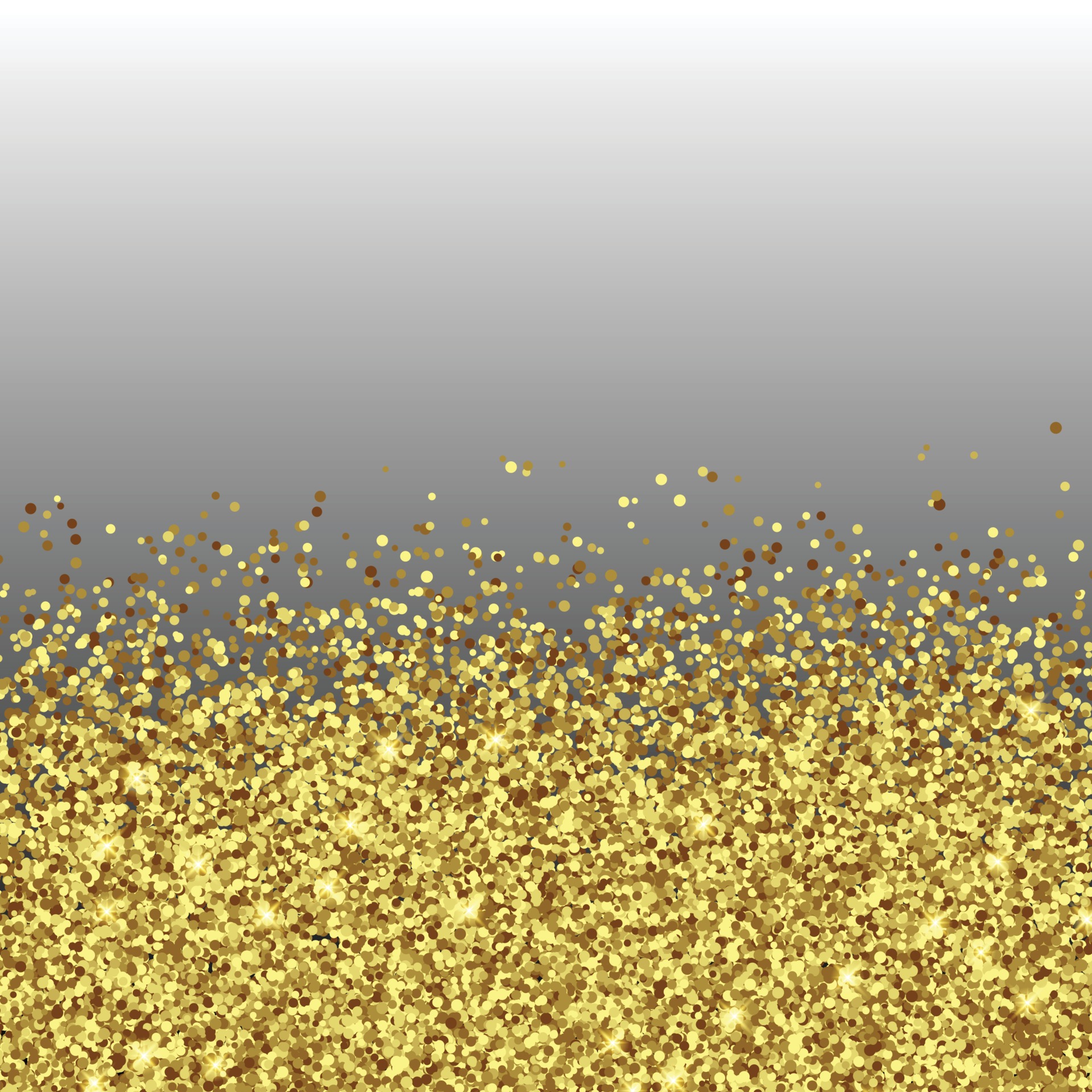 Gold Foil Glitter Texture Isolated Template for your design 3441102
