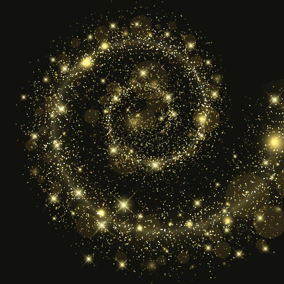 Fondo de galaxia espacial con plantilla de estrellas para su diseño vector