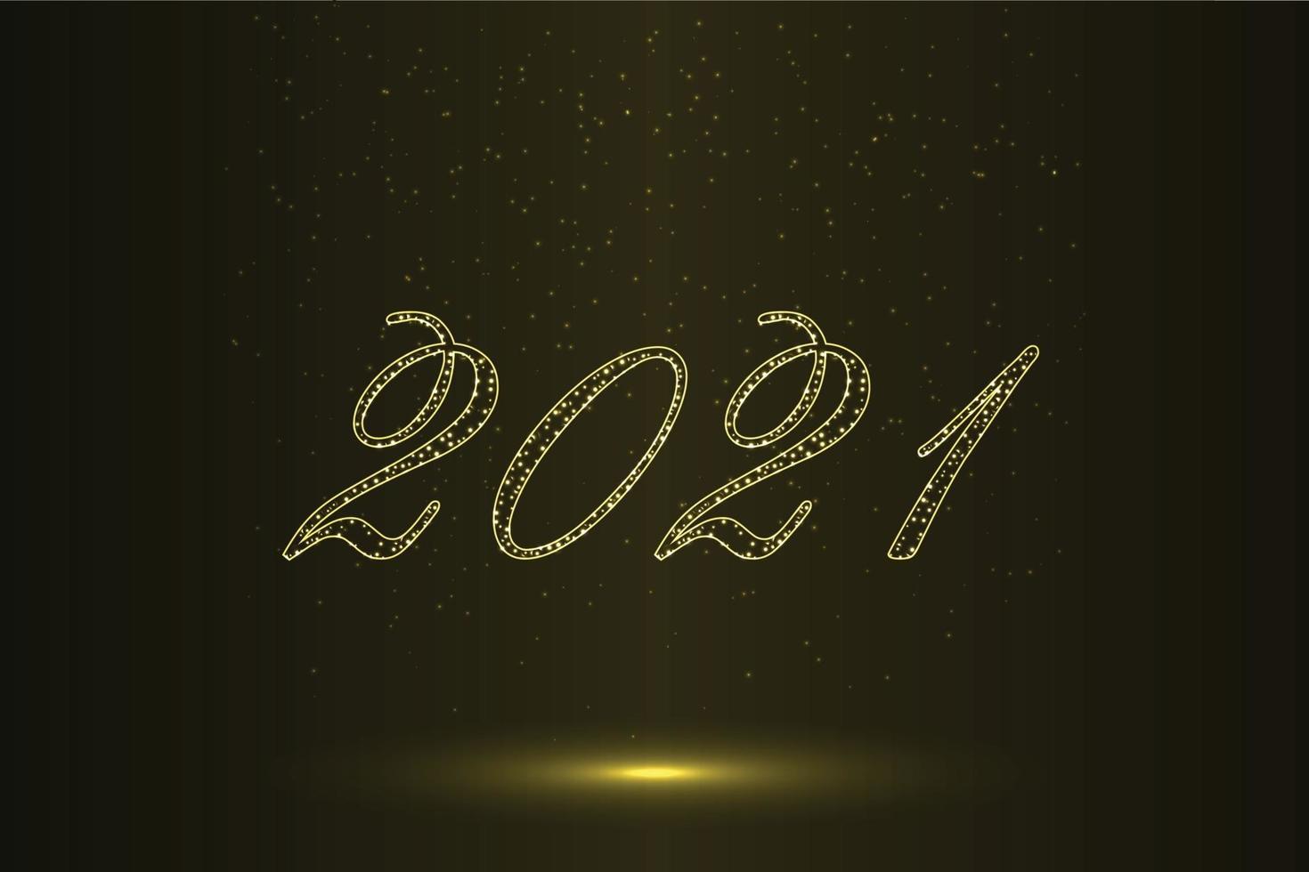 Happy new year 2021 background Template for your design vector