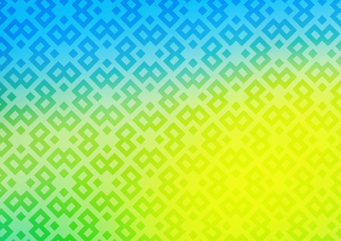 Light Blue, Yellow vector template with crystals, rectangles.