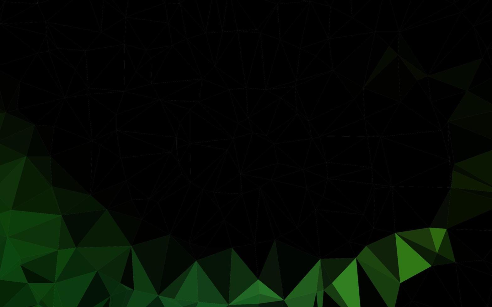 Light Green vector polygon abstract layout.