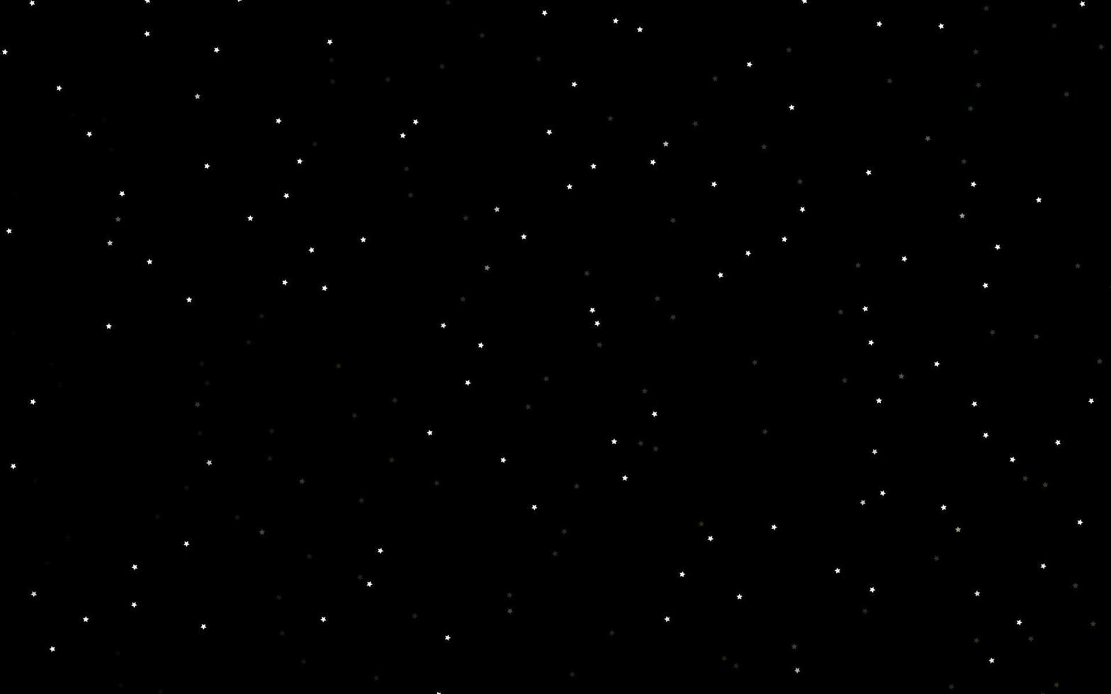 textura de vector negro oscuro con hermosas estrellas.