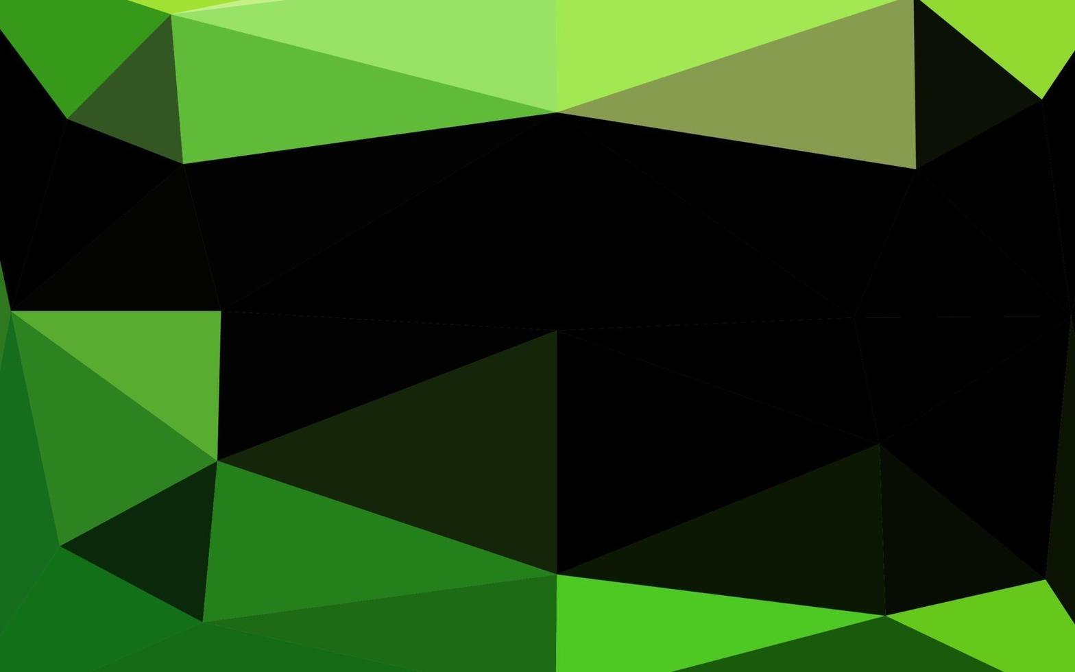 Light Green vector low poly texture.