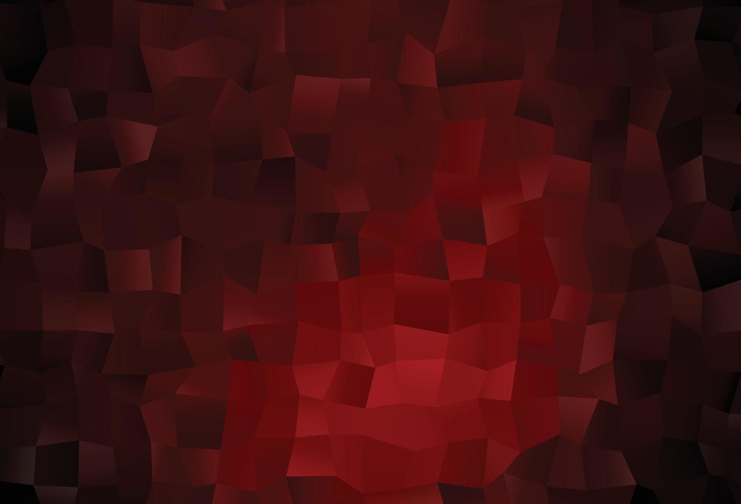 Dark Red vector abstract polygonal texture.
