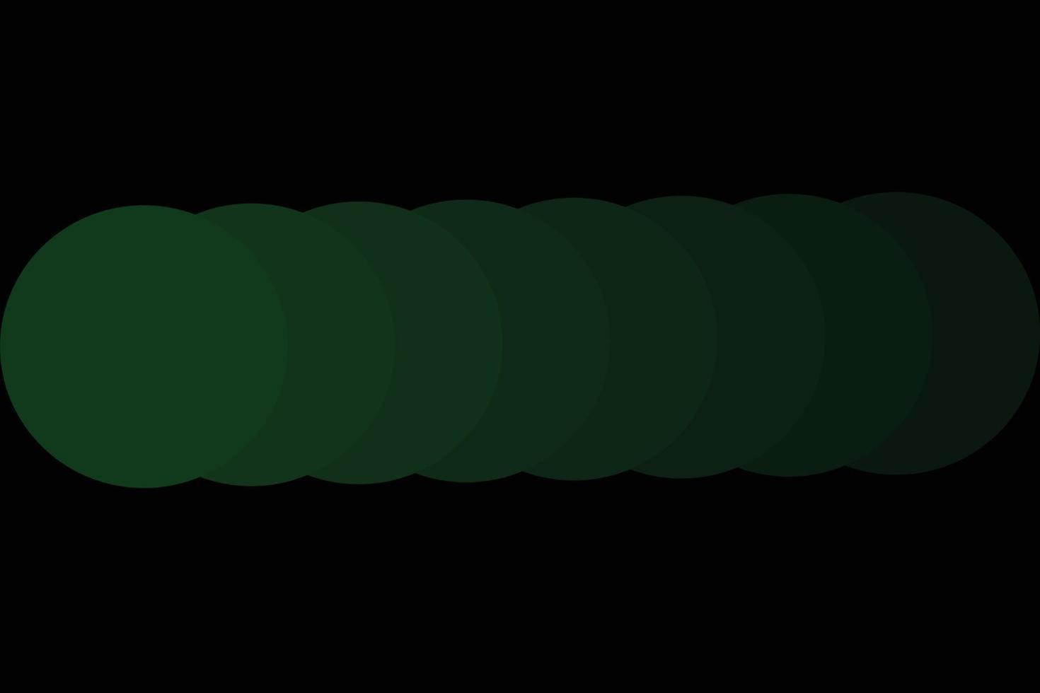 dark background with green gradient circle vector