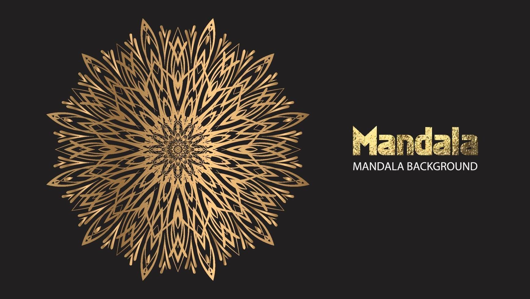 Mandala design mandala vector round luxury design golden brush text.