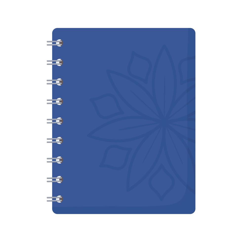 copybook stationery template vector