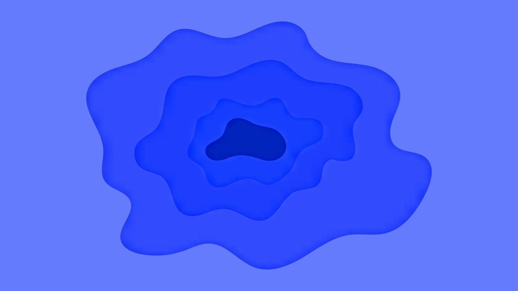 Fondo de papercut abstracto púrpura azul oscuro. papel cortado de tierra vector