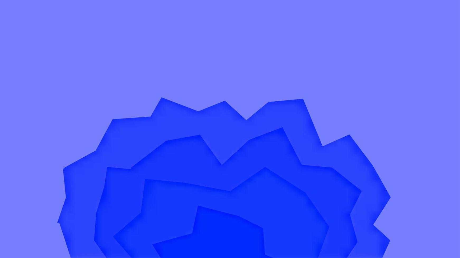 Blue purple abstract papercut background with gradient paper cut vector