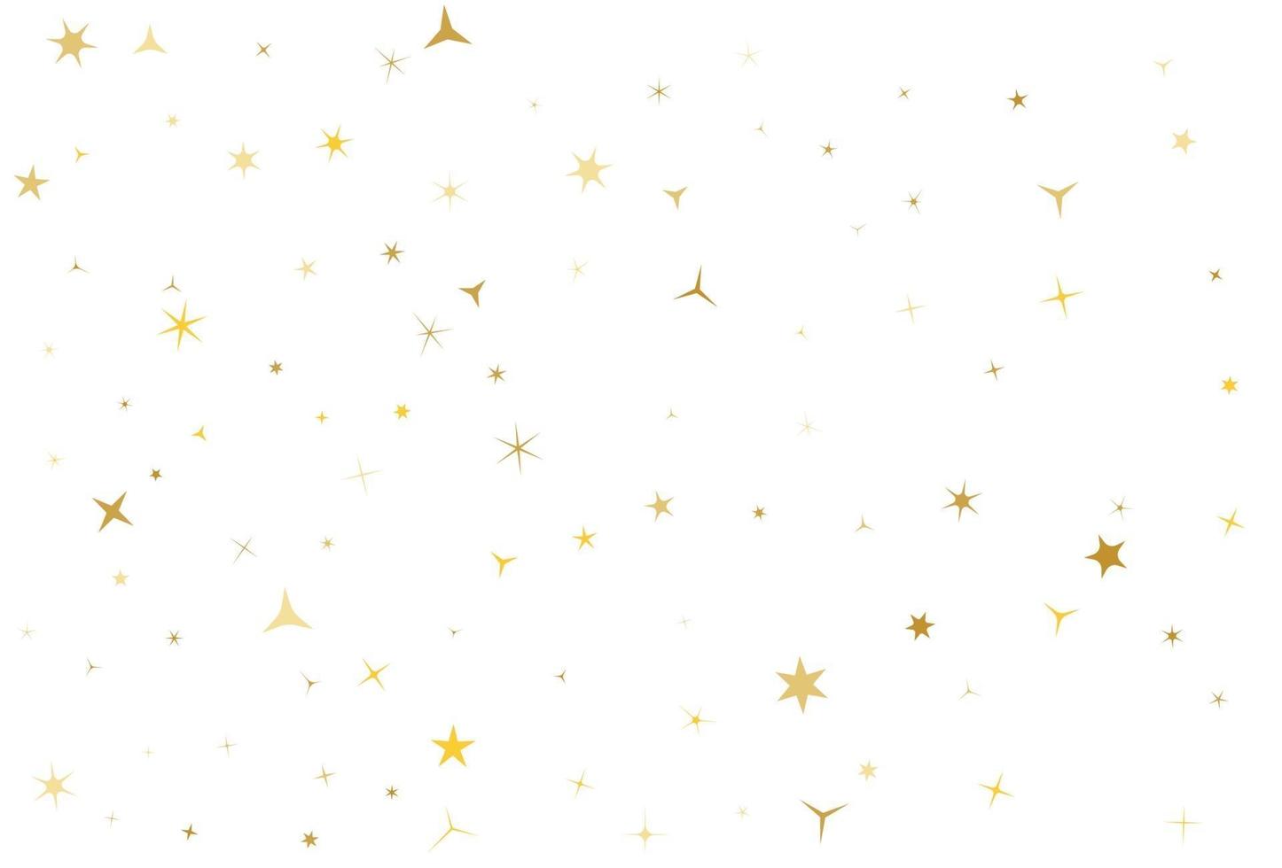 Gold stars on white background. 3442656 Vector Art at Vecteezy