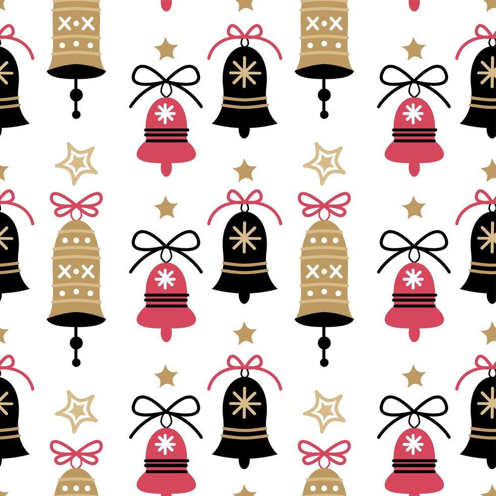 Christmas chic pattern. One of 12 hygge seamless. vector