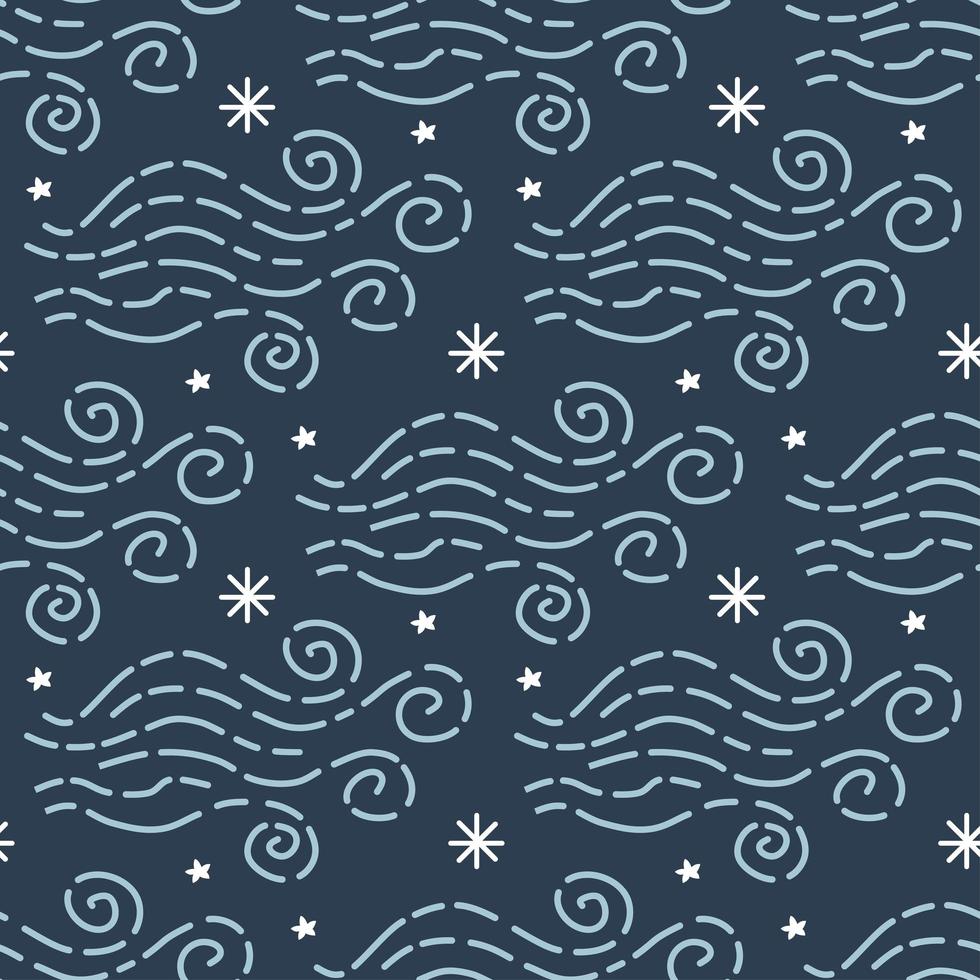 Seamless weather pattern. Vector illustration for kids